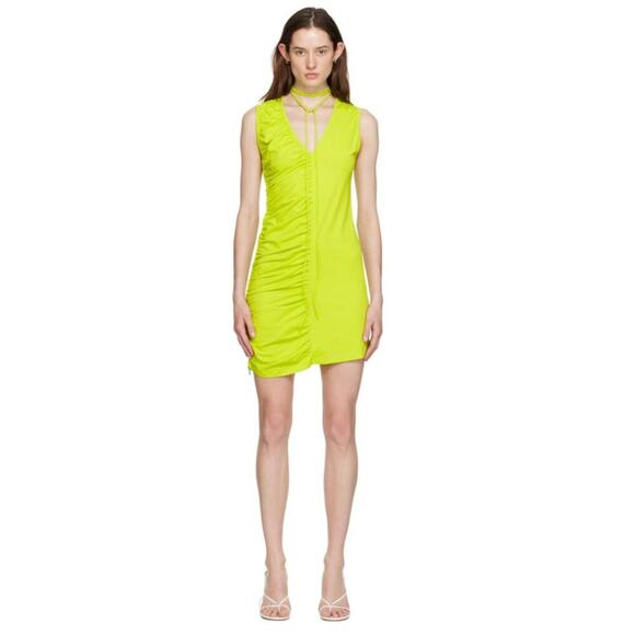Saks Potts Green Philippe Minidress Size Medium - Picture 1 of 11